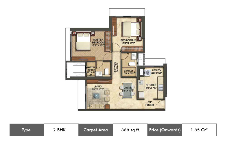 2BHK-666