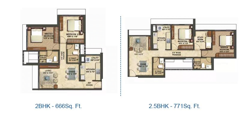 Runwal Sanctuary Floor Plan